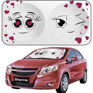 63" x 35" Soft Foldable Car Sun Shade Shield Block UV For Windshield